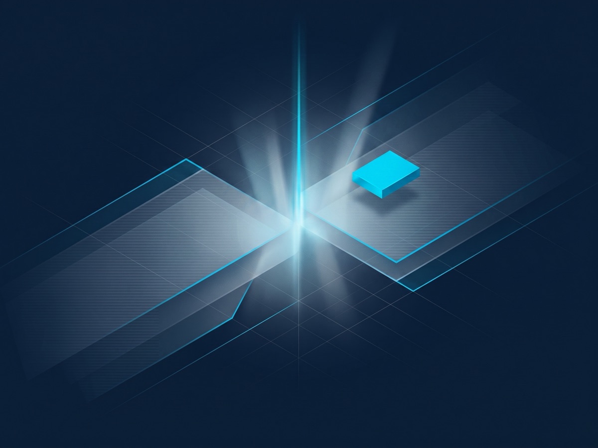An abstract illustration of unwanted elements being removed from a composition.
